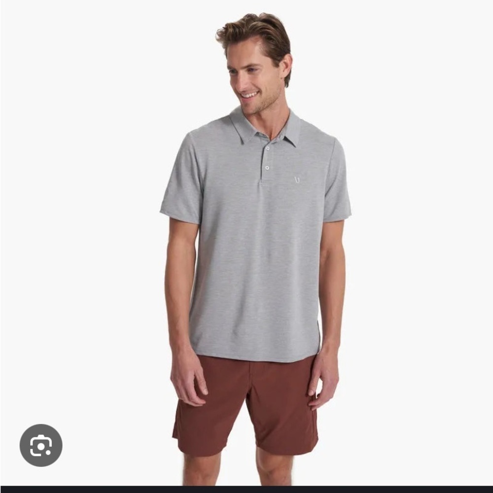 Mens grey Vuori polo size large - Picture 3 of 6